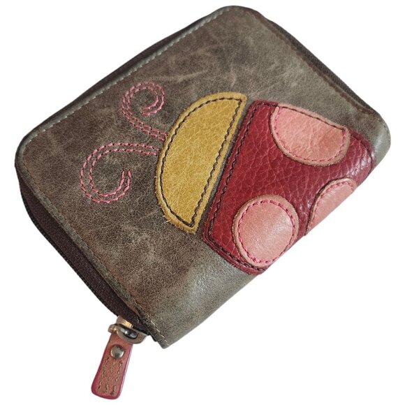 FOSSIL Genuine Leather Women's Wallet w/ Ladybug Design - Picture 2 of 9